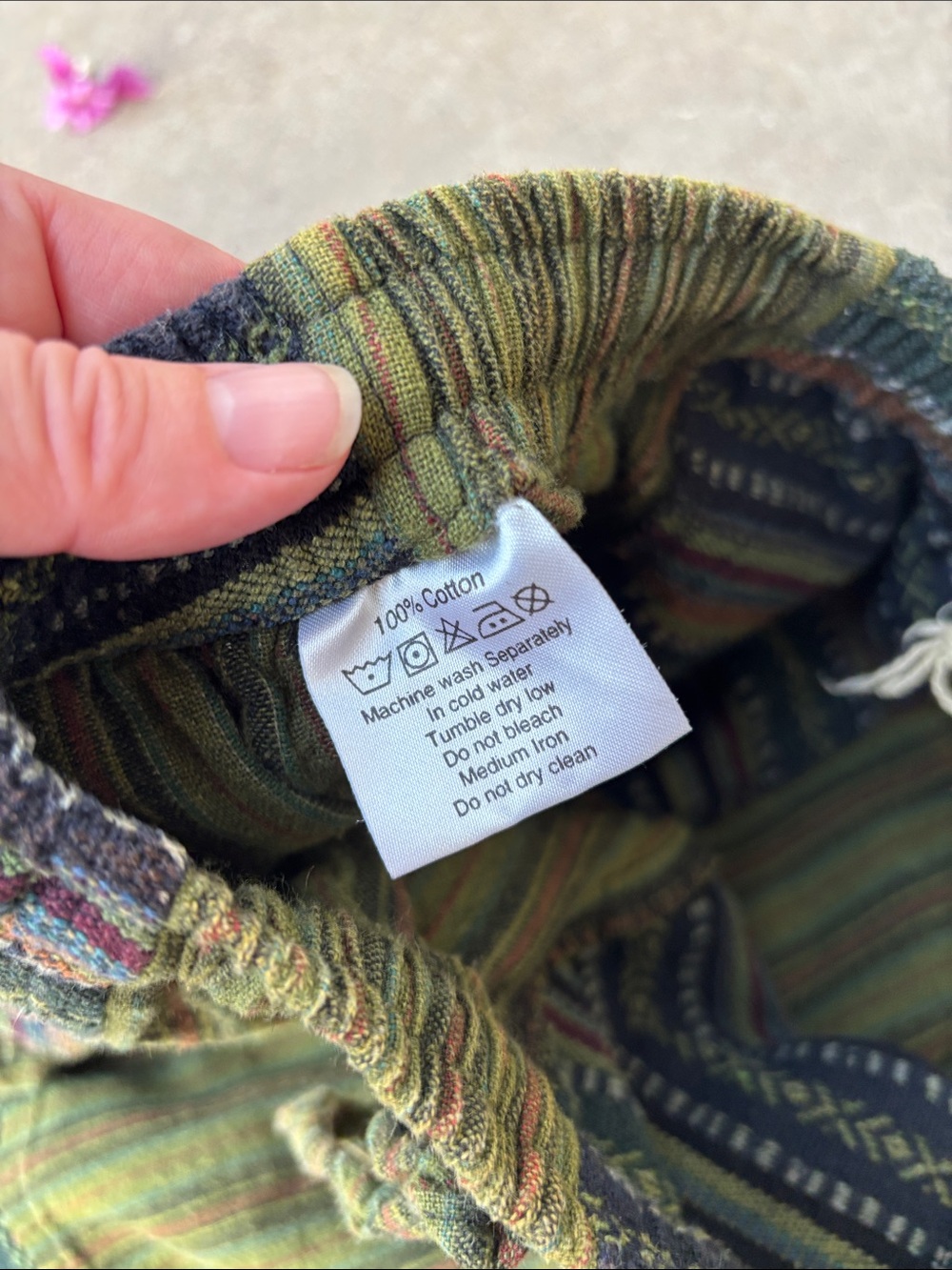 Earthbound patchwork pants! Small - Picture 5 of 7